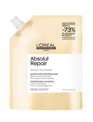 L'Oréal Serie Expert 500ml Absolut Repair Shampoo Refill Pouch