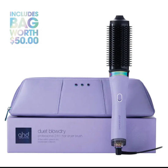 Duet Blowdry 2-in1 Blowdry Brush in Galactic Lilac